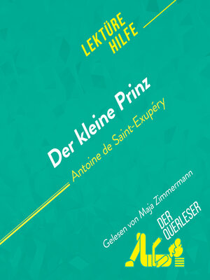 cover image of Der kleine Prinz von Antoine de Saint-Exupéry Lektürehilfe